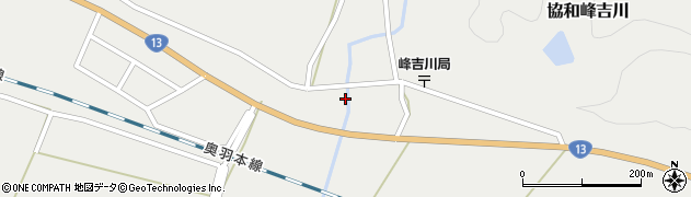 秋田県大仙市協和峰吉川（丁田）周辺の地図