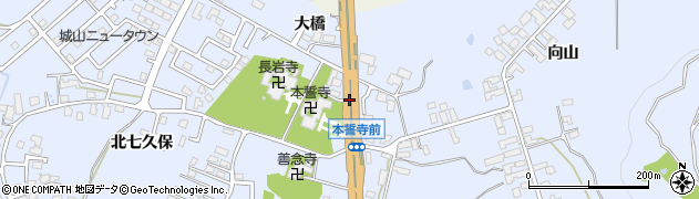 本誓寺前周辺の地図