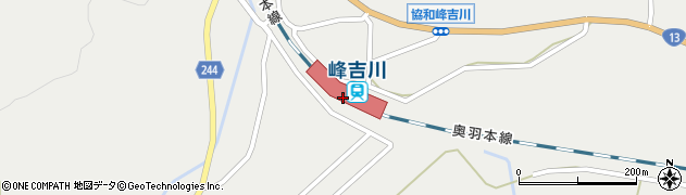 峰吉川駅周辺の地図