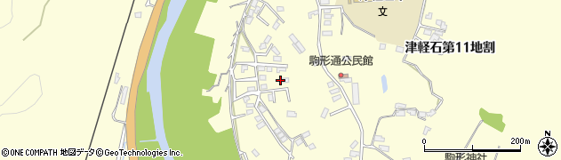 岩手県宮古市津軽石周辺の地図