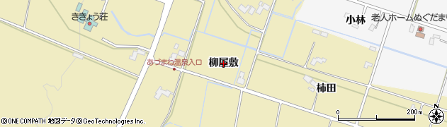岩手県紫波町（紫波郡）上松本（柳屋敷）周辺の地図