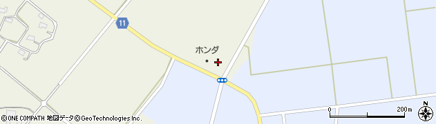 秋田県大仙市上鴬野（上遠藤）周辺の地図