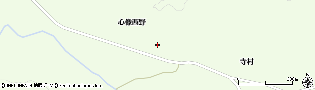 秋田県大仙市土川心像西野8周辺の地図