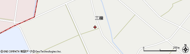 秋田県大仙市豊岡三棟110周辺の地図