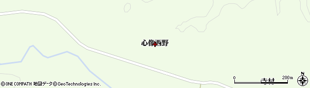 秋田県大仙市土川心像西野周辺の地図