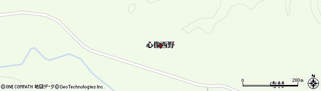 秋田県大仙市土川（心像西野）周辺の地図