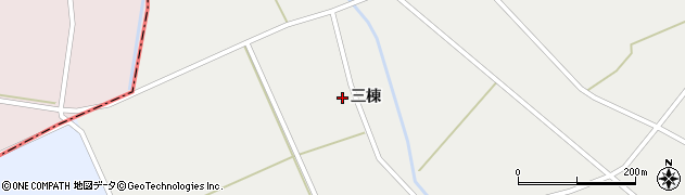 秋田県大仙市豊岡三棟92周辺の地図