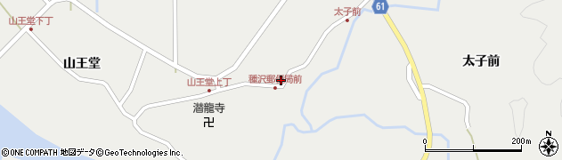 秋田県秋田市雄和種沢潜龍寺前131周辺の地図