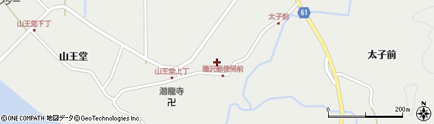 秋田県秋田市雄和種沢潜龍寺前周辺の地図