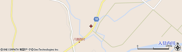 秋田県仙北市角館町八割八割68周辺の地図