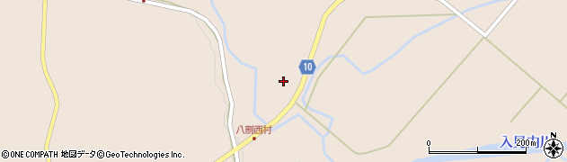 秋田県仙北市角館町八割八割67周辺の地図