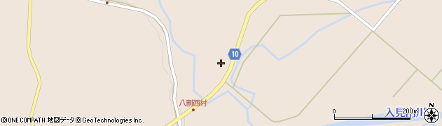 秋田県仙北市角館町八割八割67-6周辺の地図