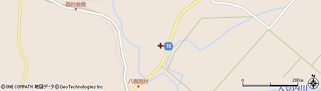 秋田県仙北市角館町八割八割66周辺の地図