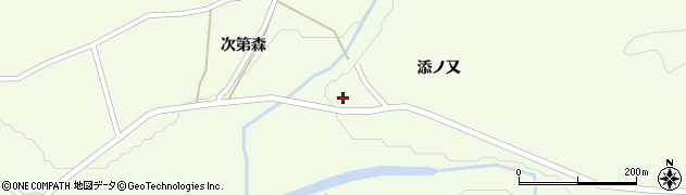 秋田県大仙市土川77周辺の地図