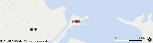 弁天島周辺の地図