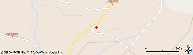 秋田県仙北市角館町八割八割168-2周辺の地図