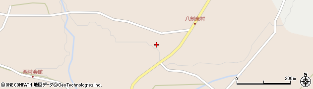 秋田県仙北市角館町八割八割135周辺の地図