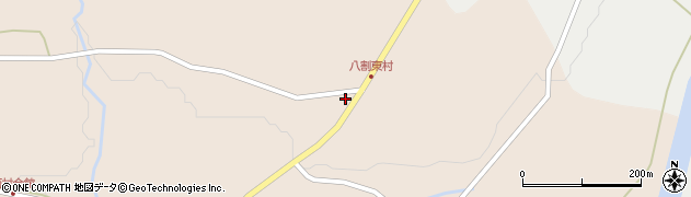 秋田県仙北市角館町八割八割133周辺の地図