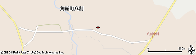 秋田県仙北市角館町八割八割115周辺の地図