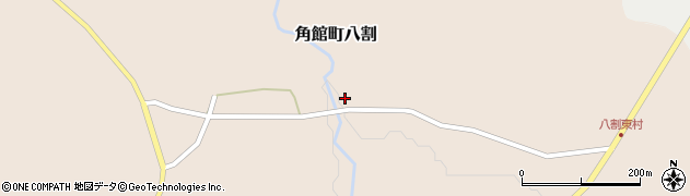 秋田県仙北市角館町八割八割1周辺の地図