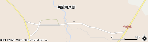 秋田県仙北市角館町八割八割9周辺の地図