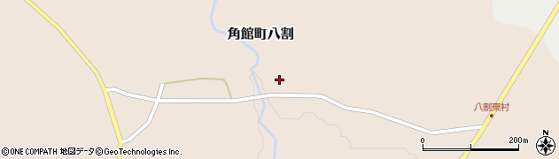 秋田県仙北市角館町八割八割6周辺の地図