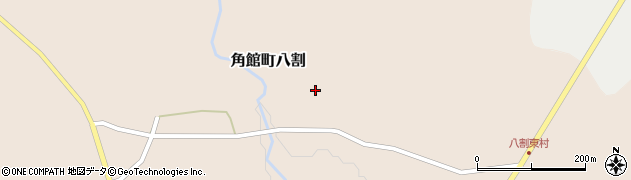 秋田県仙北市角館町八割八割12周辺の地図