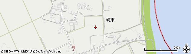 秋田県仙北市角館町雲然碇東周辺の地図