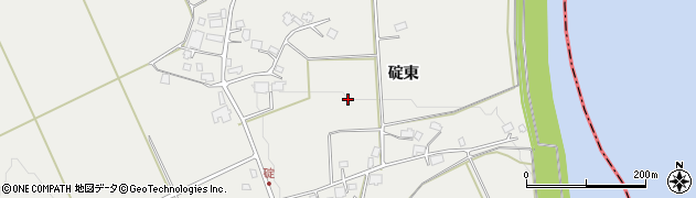 秋田県仙北市角館町雲然（碇東）周辺の地図