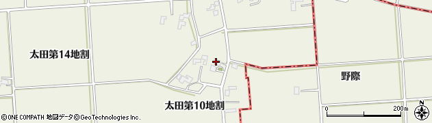 岩手県矢巾町（紫波郡）太田（第１０地割）周辺の地図