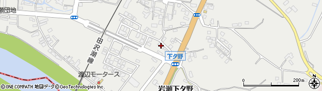 秋田県仙北市角館町岩瀬下タ野137周辺の地図