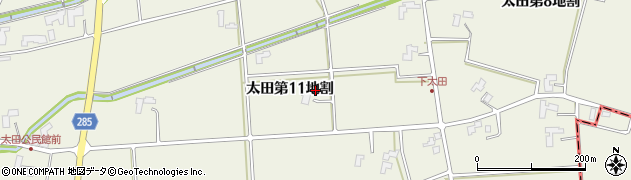 岩手県矢巾町（紫波郡）太田（第１１地割）周辺の地図