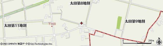 岩手県矢巾町（紫波郡）太田（第８地割）周辺の地図