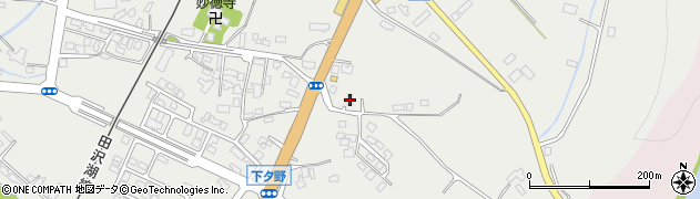 秋田県仙北市角館町上野120周辺の地図