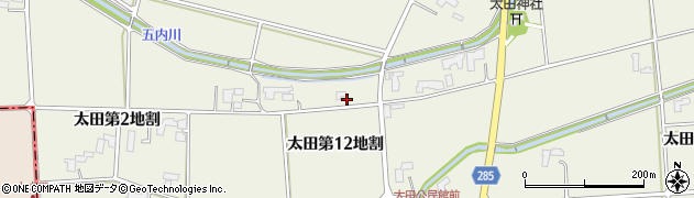 岩手県矢巾町（紫波郡）太田（第１２地割）周辺の地図