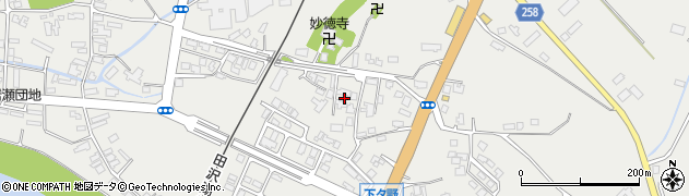 秋田県仙北市角館町上野159周辺の地図