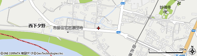 秋田県仙北市角館町岩瀬下タ野3周辺の地図