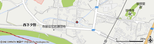 秋田県仙北市角館町岩瀬171周辺の地図