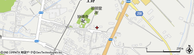 秋田県仙北市角館町上野76周辺の地図