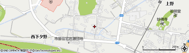 秋田県仙北市角館町岩瀬168周辺の地図