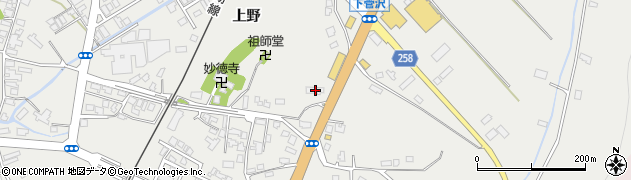 秋田県仙北市角館町上野94周辺の地図