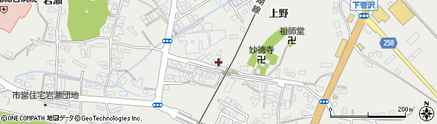秋田県仙北市角館町上野47周辺の地図