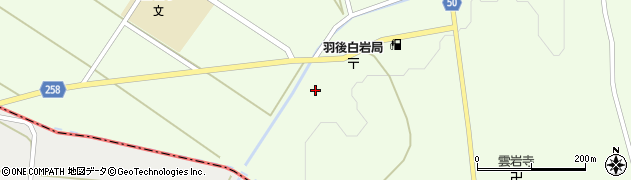 仙北市役所　白岩集落センター周辺の地図