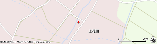 秋田県仙北市角館町薗田上花園47周辺の地図