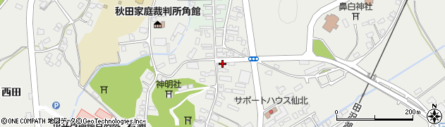 秋田県仙北市角館町岩瀬195周辺の地図