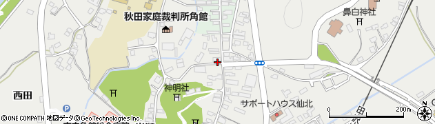 秋田県仙北市角館町岩瀬142周辺の地図