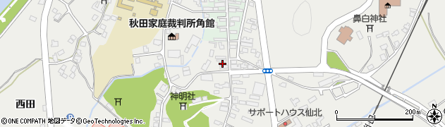 秋田県仙北市角館町岩瀬139周辺の地図