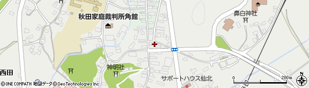 秋田県仙北市角館町岩瀬199周辺の地図