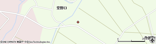 秋田県仙北市角館町白岩（下銭神）周辺の地図