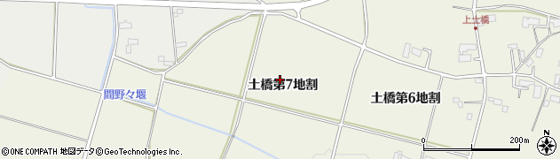 岩手県矢巾町（紫波郡）土橋（第７地割）周辺の地図